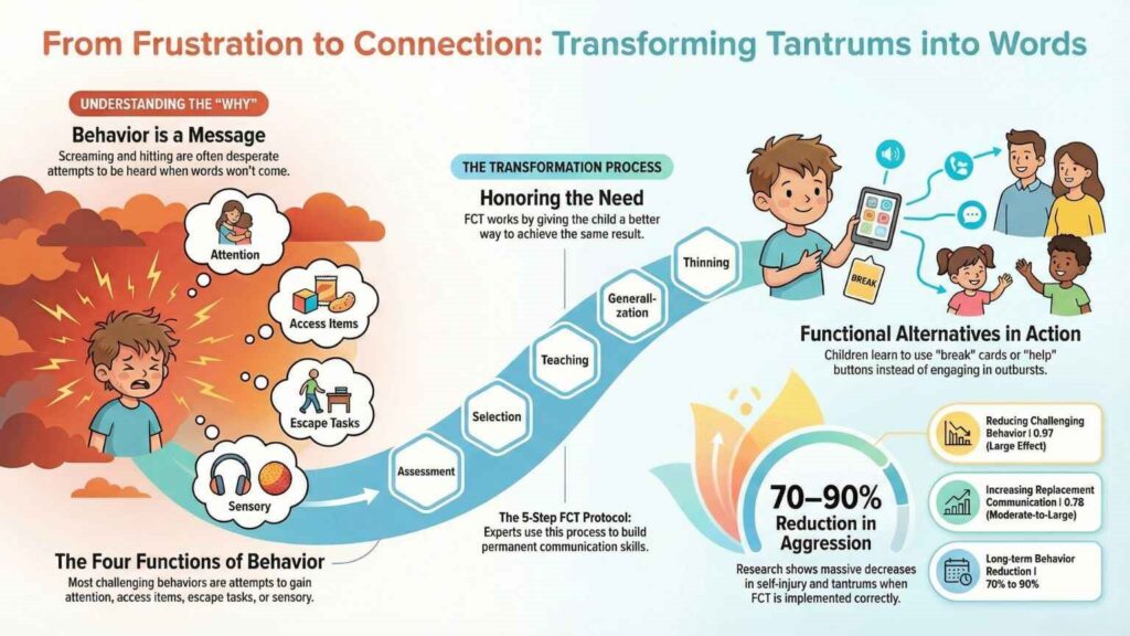 Transforming Tantrums into Words with FCT - ABS